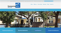 Desktop Screenshot of conveyancingmatters.com.au