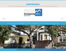 Tablet Screenshot of conveyancingmatters.com.au